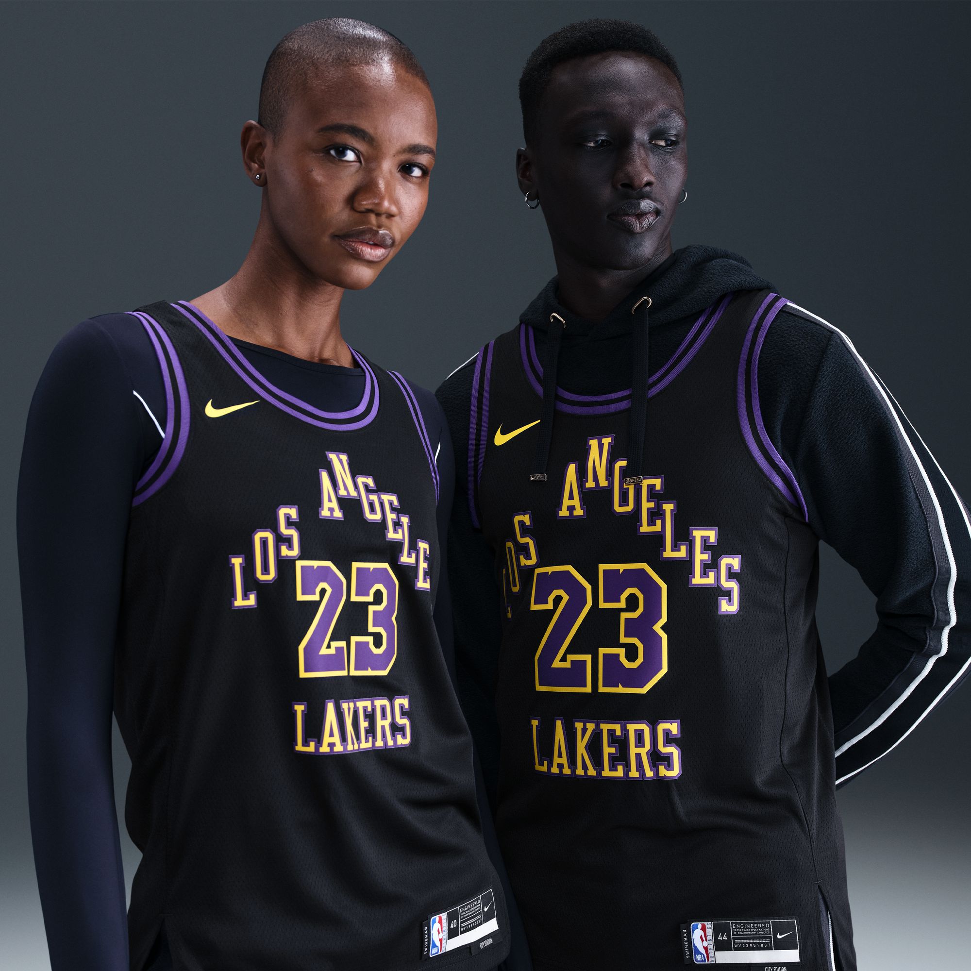 나이키 NBA 로스앤젤레스 레이커스 스윙맨 시티 에디션 저지 제임스